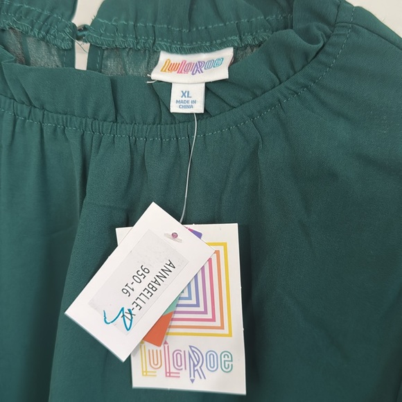 LuLaRoe Dark Green Dress - Picture 2 of 3